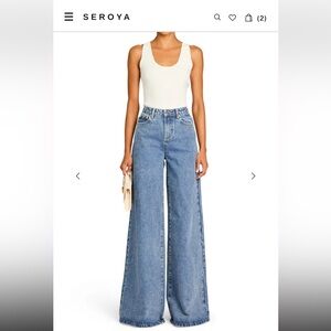Ser.o.ya NWT Blue Wide-Leg Jeans